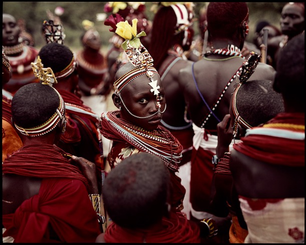 Samburu tribe in northern Kenya. Image by Jimmy Nelson, beforethey.com.